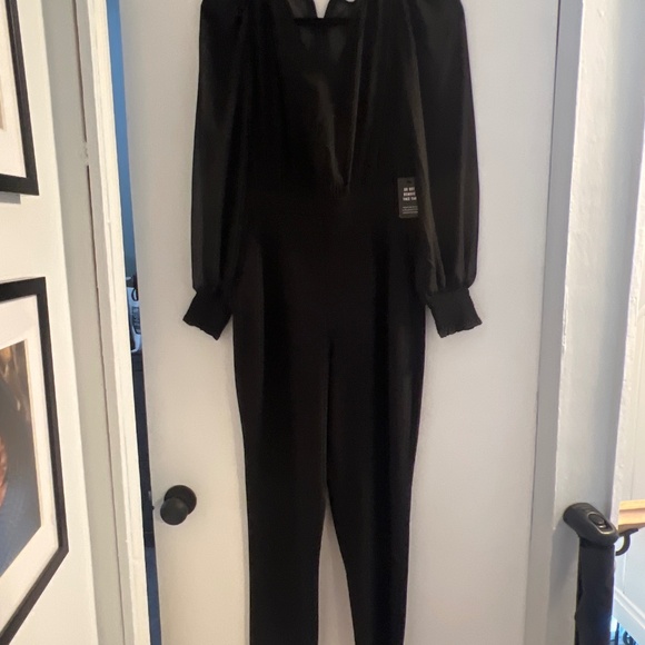 Black Dressy Jumpsuit - Picture 1 of 4